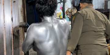 Manusia Silver Berlarian Saat Razia, Satpol PP Samarinda Amankan Anjal dan Anak di Bawah Umur
