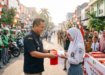 Semarak HUT Ke-81 RI di Kaltim: Ribuan Sang Saka Merah Putih Siap Dikibarkan Masif