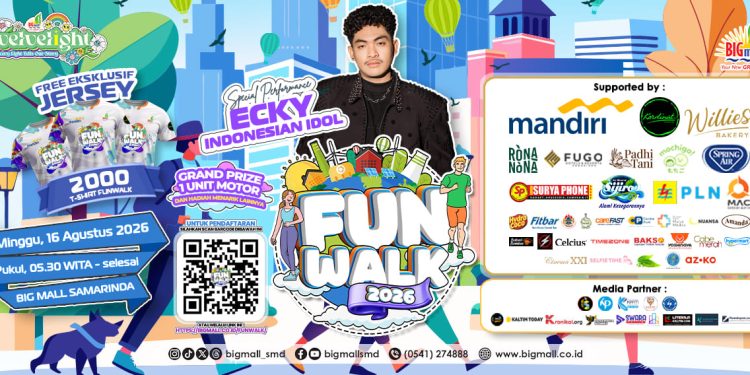 BIG Funwalk 2026 Siap Guncang Samarinda, Ecky Indonesian Idol hingga Grand Prize Motor Menanti Peserta