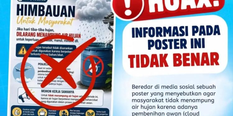 Klarifikasi Isu Air Hujan Tercemar Modifikasi Cuaca, BPBD Samarinda: Informasi Liar Tanpa Sumber Jelas